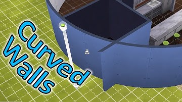 The Progression of Building With Curved Walls in The Sims 4