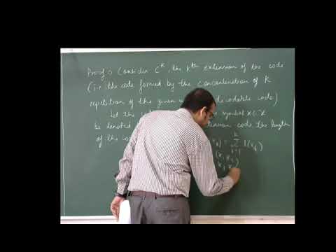 ITC L- 19 Kraft inequality for uniquely decodable code - YouTube