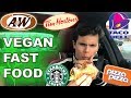 Trying VEGAN FAST FOOD Options | Vegan CHEAT DAY