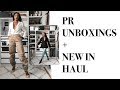 PR UNBOXINGS + NEW IN TRY ON HAUL | MONROE STEELE