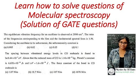 Very Important questions of Molecular Physics for CSIR-NET GATE JEST TIFR like examinations