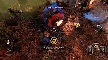 Star Wars Battlefront 5 man multikill with the dubstep nade