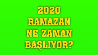 2020 Ramazan Ayı Ne Zaman Başlıyor? Ramazan Bayramı Tatili Kaç Gün Olacak?