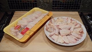 How to Cut & Separate Chicken Wings into Sections for Buffalo Wild Wings... Smart & Easy