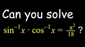 Solving an Inverse Trigonometric Equation