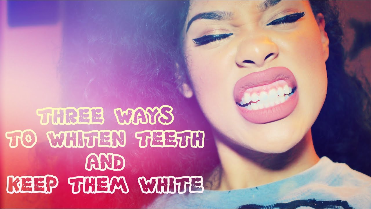 HOW TO : WHITEN TEETH AND KEEP THEM WHITE | GIVEAWAY CLOSED - YouTube