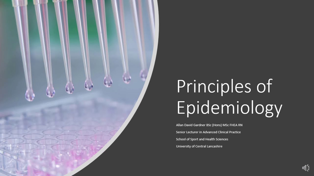 Principles Of Epidemiology