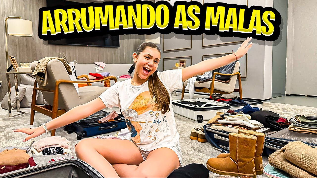 ARRUMANDO MINHAS MALAS PARA A MAIOR VIAGEM DA MINHA VIDA! 🧳😱