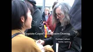 EXQUISITE CORPSE COLLABORATIVE DRAWING