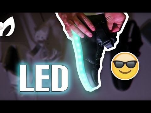 arma Excelente Reunión Zapatillas LED CON USB (Tennis que PRENDEN) - YouTube