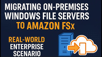 Migrating On Premises Windows File Servers To Amazon Fsx  Real World Enterprise Scenario Explained
