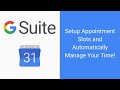 How to setup appointment slots in Google Calendar