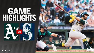A's vs. Mariners Game Highlights (5\/11\/24) | MLB Highlights