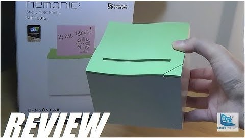 REVIEW: Mangoslab Nemonic - Smart Sticky Note Printer! [Thermal Inkless Printer]