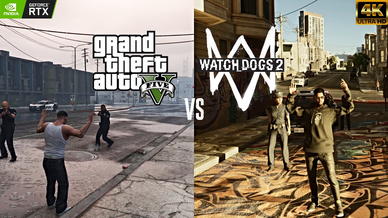 WATCH DOGS 2 Vs GTA V La Mejor Comparaci N YouTube Maxresdefault