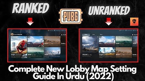 Pubg Mobile 1.8 Update - Ranked vs Unranked - New Map Lobby Settings - Complete Guide In Urdu