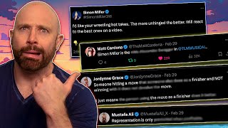 Reacting To Famous Wrestlers Wrestling Hot Takes