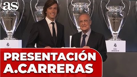 PRESENTACIÓN COMPLETA de ÁLVARO CARRERAS como NUEVO JUGADOR del MADRID