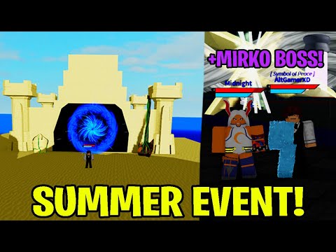 SUMMER EVENT IS HERE! NEW SUMMER EVENT! | Boku No Roblox