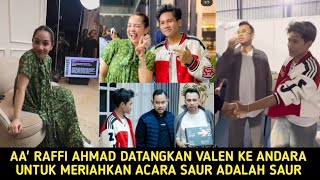 AA' RAFFI AHMAD KEMBALI BIKIN HEBOH SETELAH DATANGKAN VALEN DA7 KE ACARA SAUR ADALAH SAUR DI ANDARA