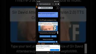 Merely Artificially Intelligent Sir David On Gtavi