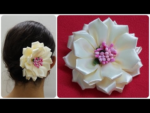 Make Satin ribbon Roses – Think Bowtique