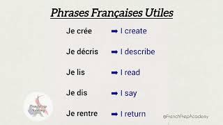 🇫🇷 Bonjour! Learn Key French Phrases! 📈 #french #learnfrench #frenchphrases #onlinefrench 