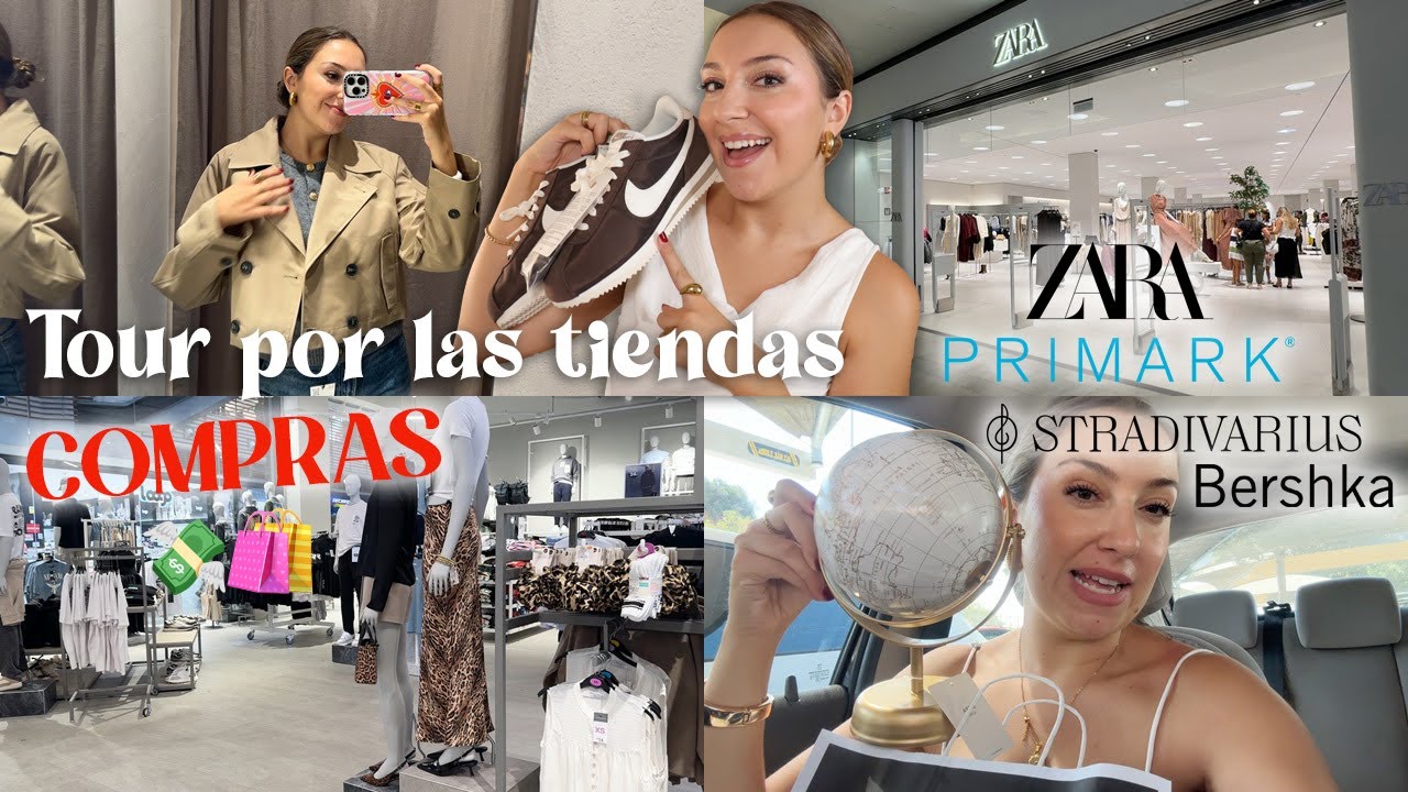 🛍️ Nos vamos de tiendas + HAUL de mis Compras 👉🏻 Zara, Primark, Stradivarius, Bershka....