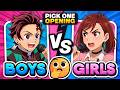FEMALE Vs MALE Save One Anime Opening Choose Your Favorite Anime Song 