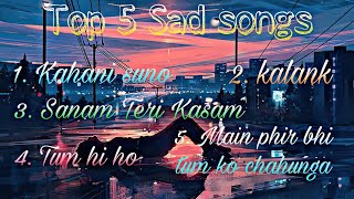 Top 5 Sad Songs of 2024..,/ Feel the songs and enjoy it... 🖤💫