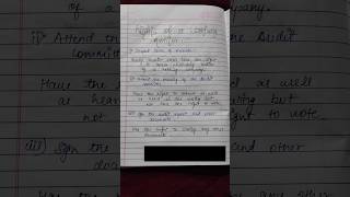 Rights of a Company Auditor #shorts #cma