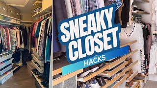 20 Sneaky Closet hack