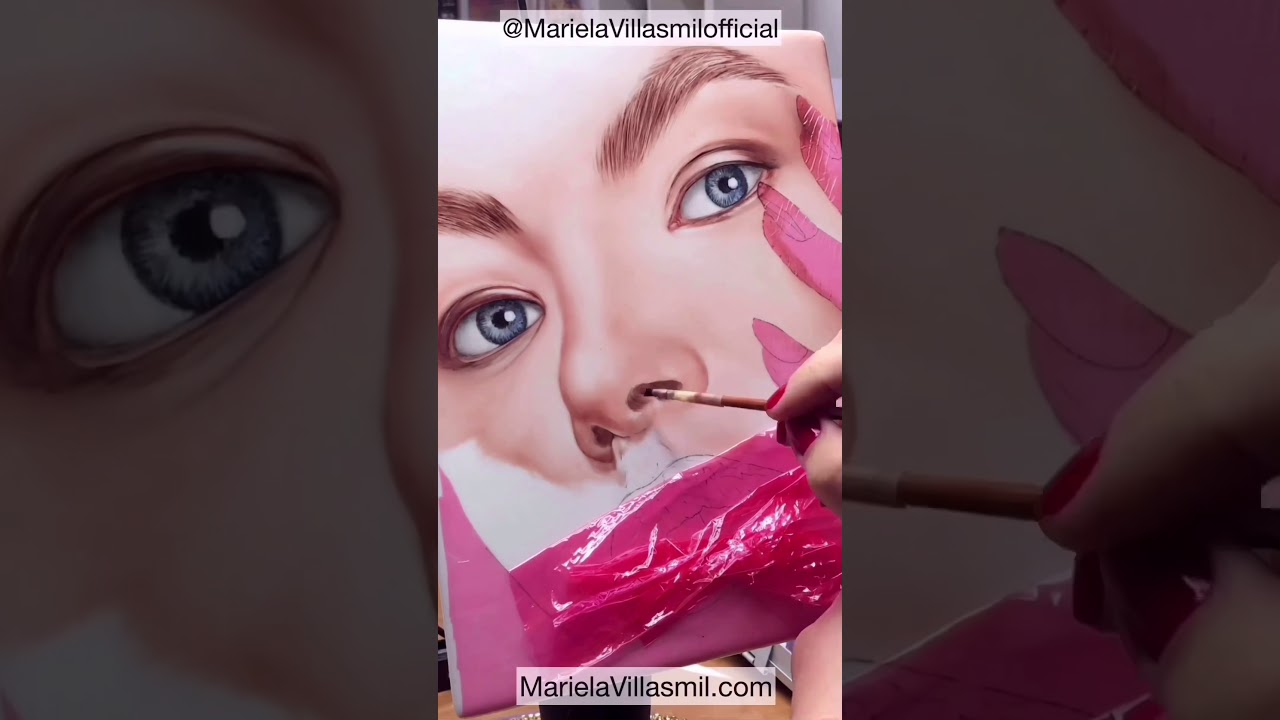 Oils on Porcelain - Modern American Technique (Time-lapse)