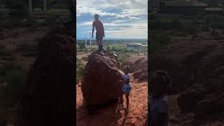 Hiking Hole in the Rock in Tempe Arizona