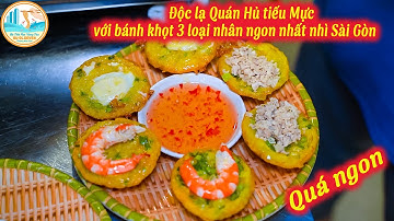 Độc lạ Quán Hủ tiếu Mực với bánh khọt 3 loại nhân ngon nhất nhì Sài Gòn