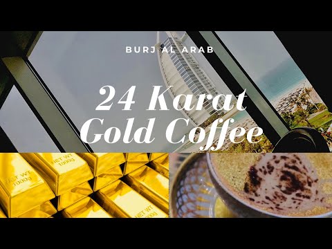 Video: Der Goldene Cappuccino Wird Im Burj Al Arab Aus Echtem 24-Karat-Gold Hergestellt