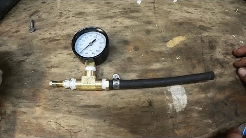 How To Build a Pop Off Tester For Diaphragm Carburetor