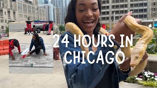 We drove to Chicago to see the Chris Brown concert!!!