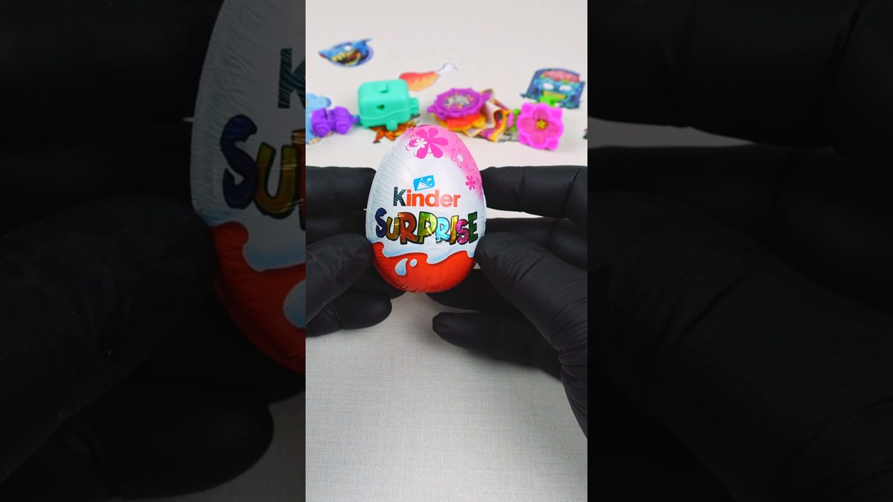 Kinder Surprise Pink Edition — Chocolate Egg, Mystery Toy | ASMR Unboxing | No Talking