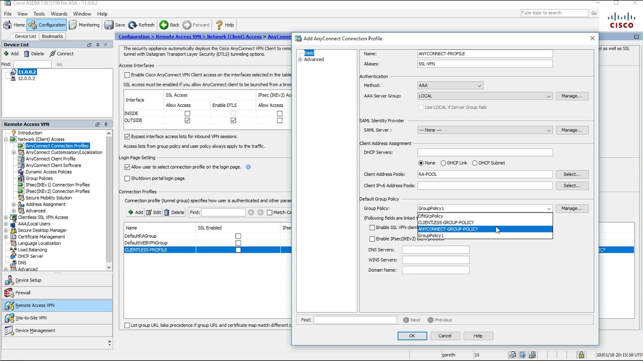 cisco anyconnect vs ipsec vpn client