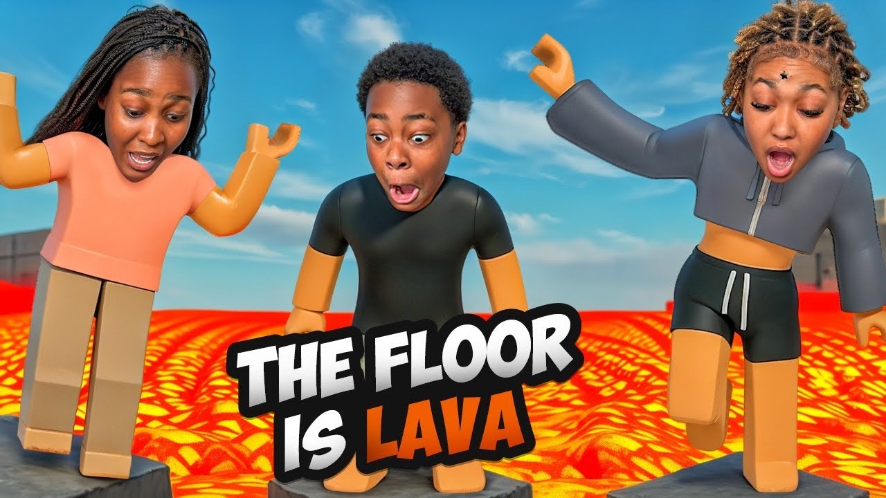 ПОЛ — ЭТО ЛАВОВА ROBLOX С AHVI, QJ И ДЖОРДЖИЕЙ