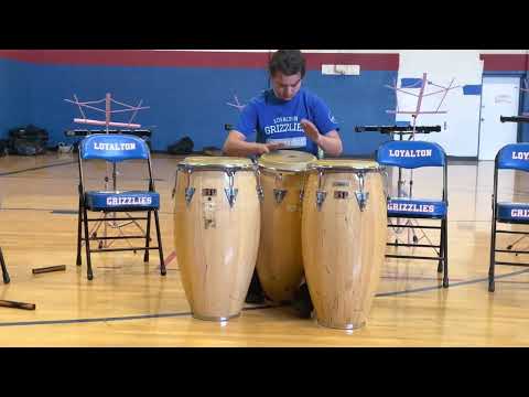 Brandon Dodge, Loyalton High School Drum Corps/ Percussion teacher winter performance 2022