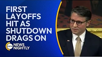 First Layoffs Hit as Shutdown Drags On | EWTN News Nightly