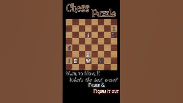 What’s the Best Move? | Chess Puzzle | EP 039 | Nice & Easy 😌😌