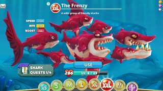 Hungry Shark World Mod APK version 4.9.4 | The Frenzy Shark God of Destroyed screenshot 5