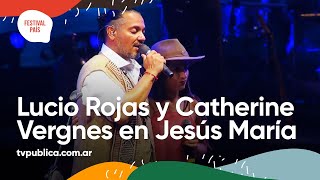 Video thumbnail of "Zamba Para Olvidar por Lucio Indio Rojas y Catherine Vergnes en Jesús María - Festival País 2022"