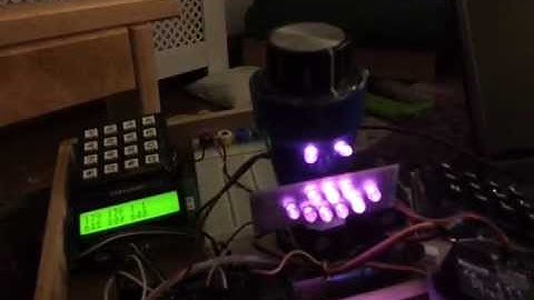 Arduino wii nunchuck output to lcd display and robot servo with voice chip