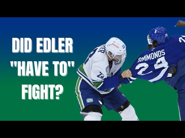 Wayne Simmonds drops the mitts with Alex Edler. It goes as expected – NSS