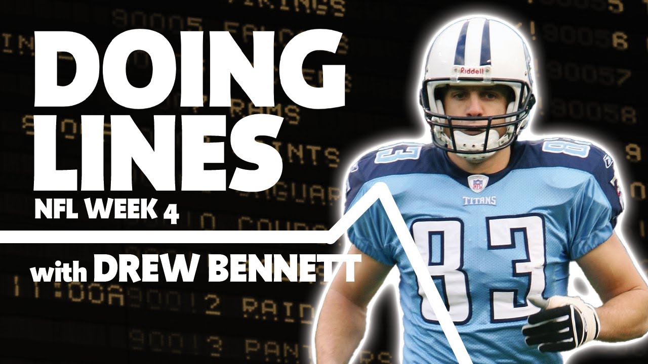 NFL Week 4 with Drew Bennett | Doing Lines | Real, Fake Sports Betting with Real Great Guests