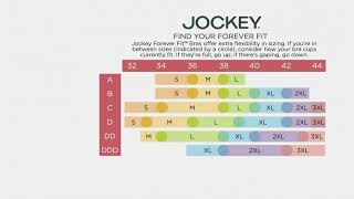 Jockey Forever Fit Active Lifestyle Bra On Qvc